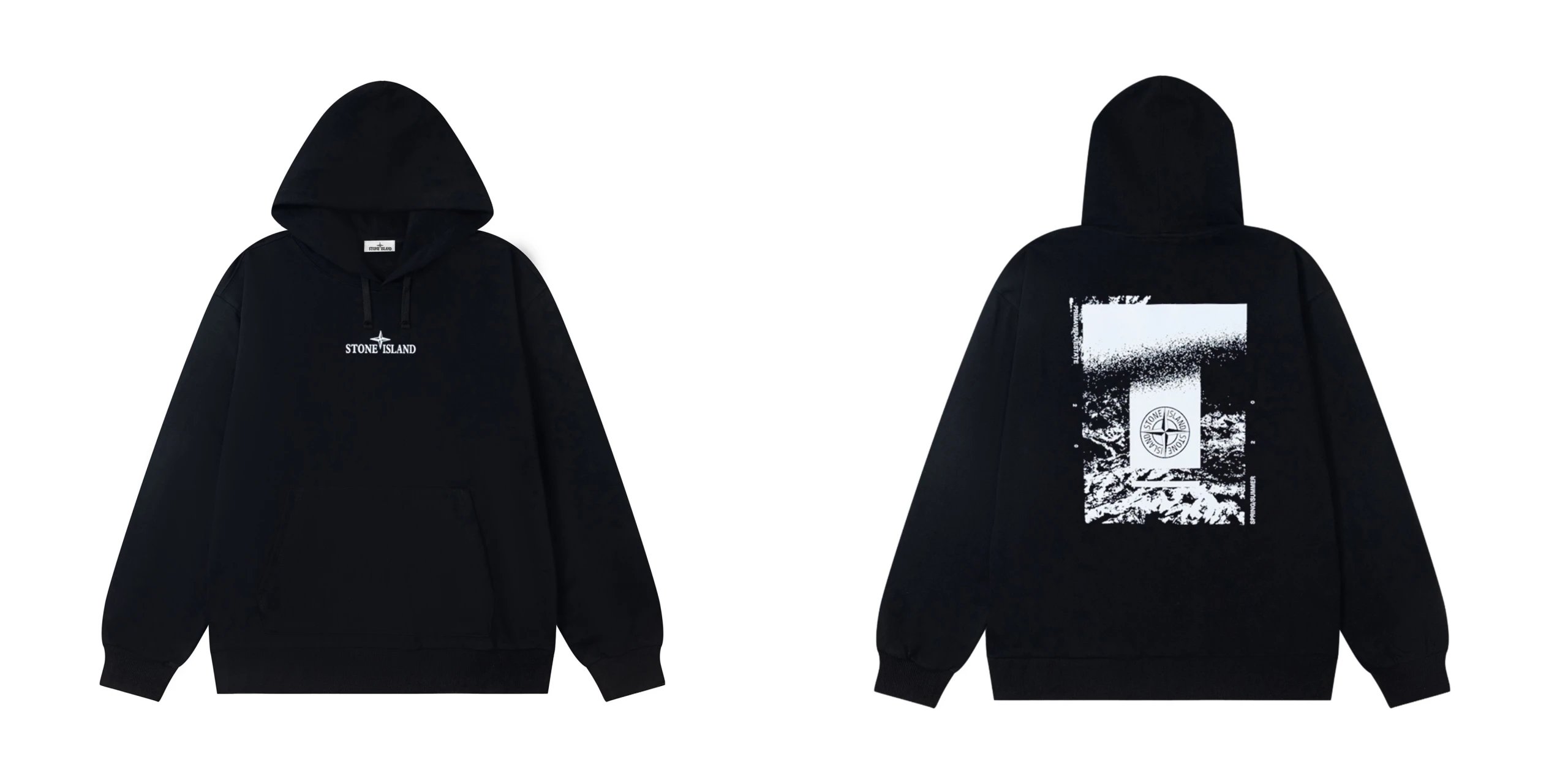 Stone Island Archivio Microfiber Hoodie Black