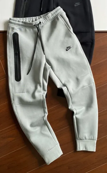 Nike Tech Fleece Joggers Light Gray Sweatpants - 1
