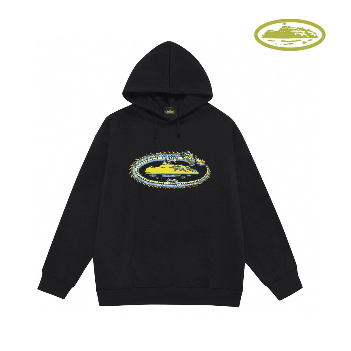 Design Graphic Print Gray Hoodie - 13