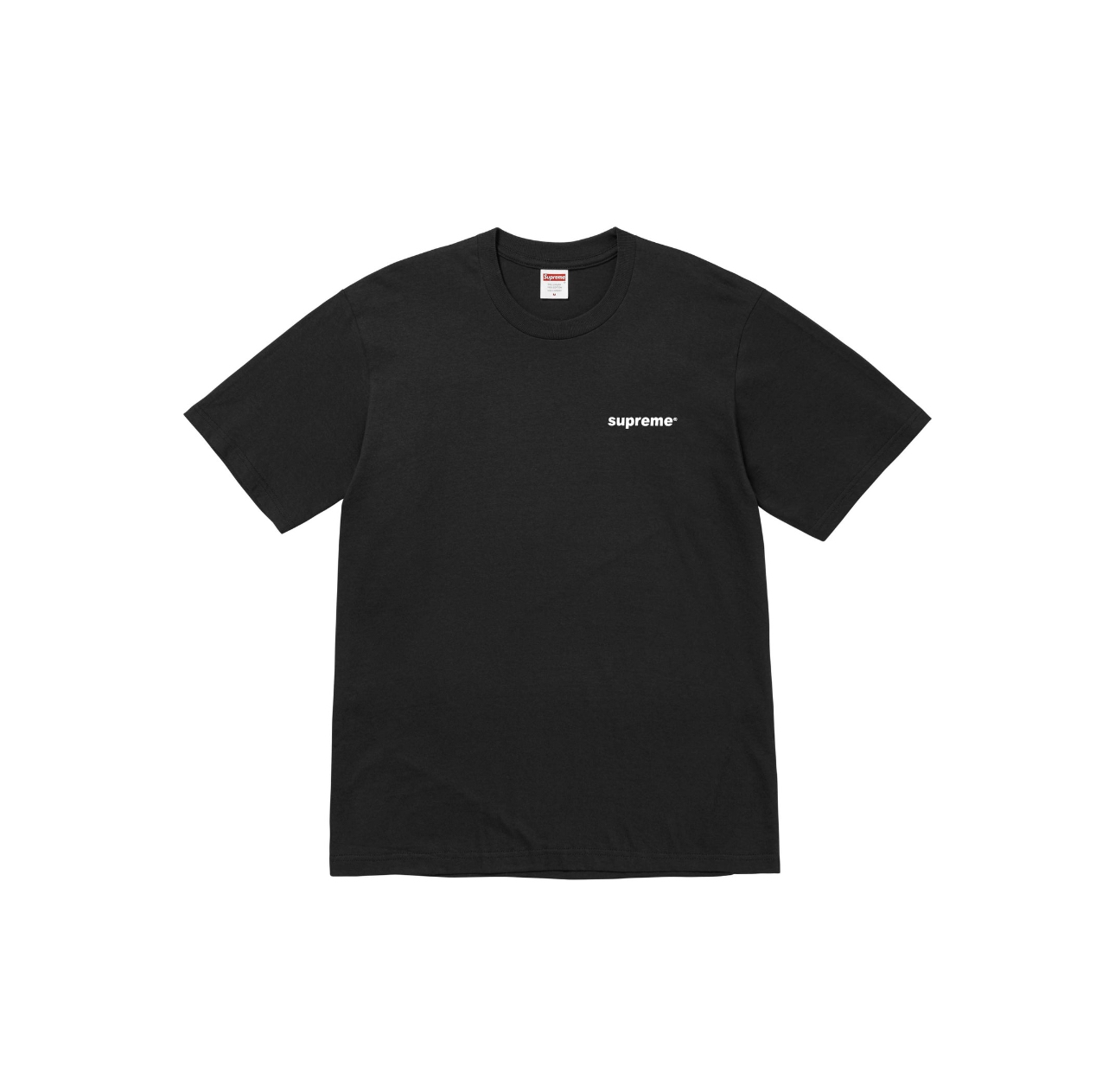 Supreme Chest Logo Tee Black