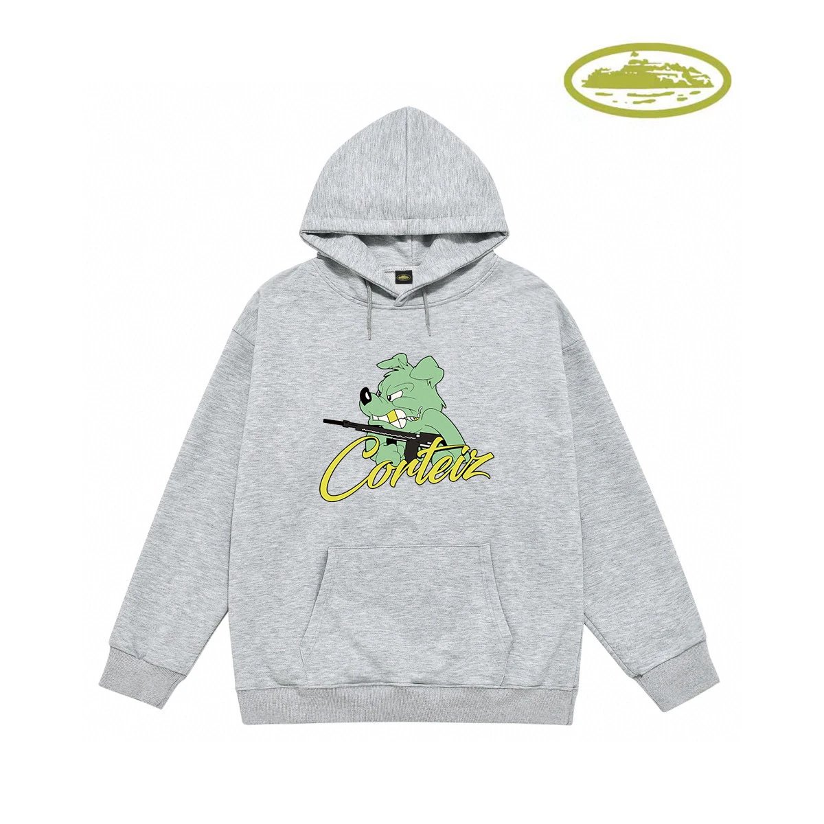 Corteiz Dog Hoodie Black - 8