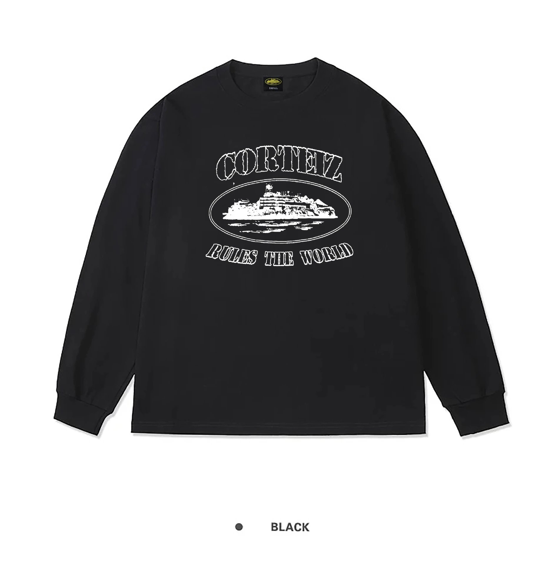 Cortez Long Sleeve Tee Black