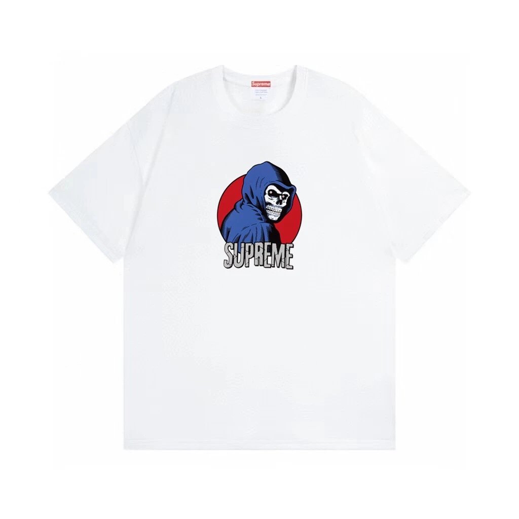 Supreme Catwoman Graphic T-Shirt Heather Gray - 7