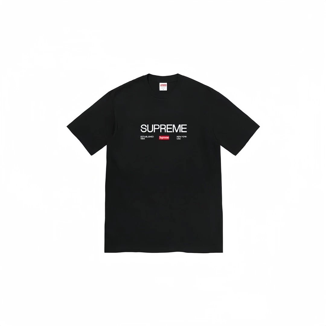 Supreme Distorted Logo Tee Brown T-Shirt - 6