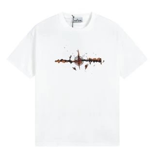Stone Island Exploded Compass Tee White