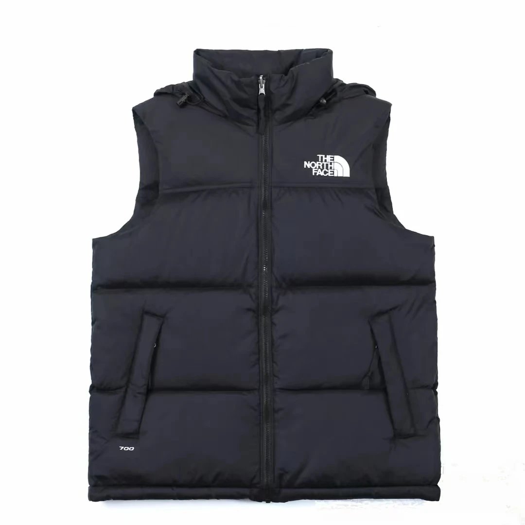 【 DX60-16 】 Cotton vest unisex US version embroidered front and back warm sleeveless jacket winter