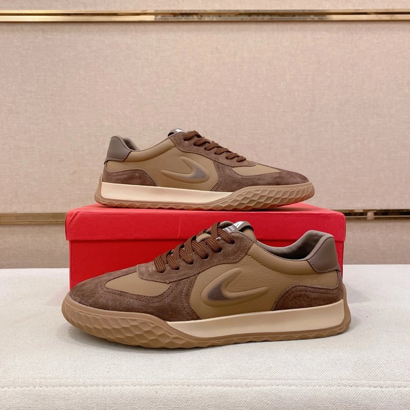 Retro Runner Brown Suede Sneakers
