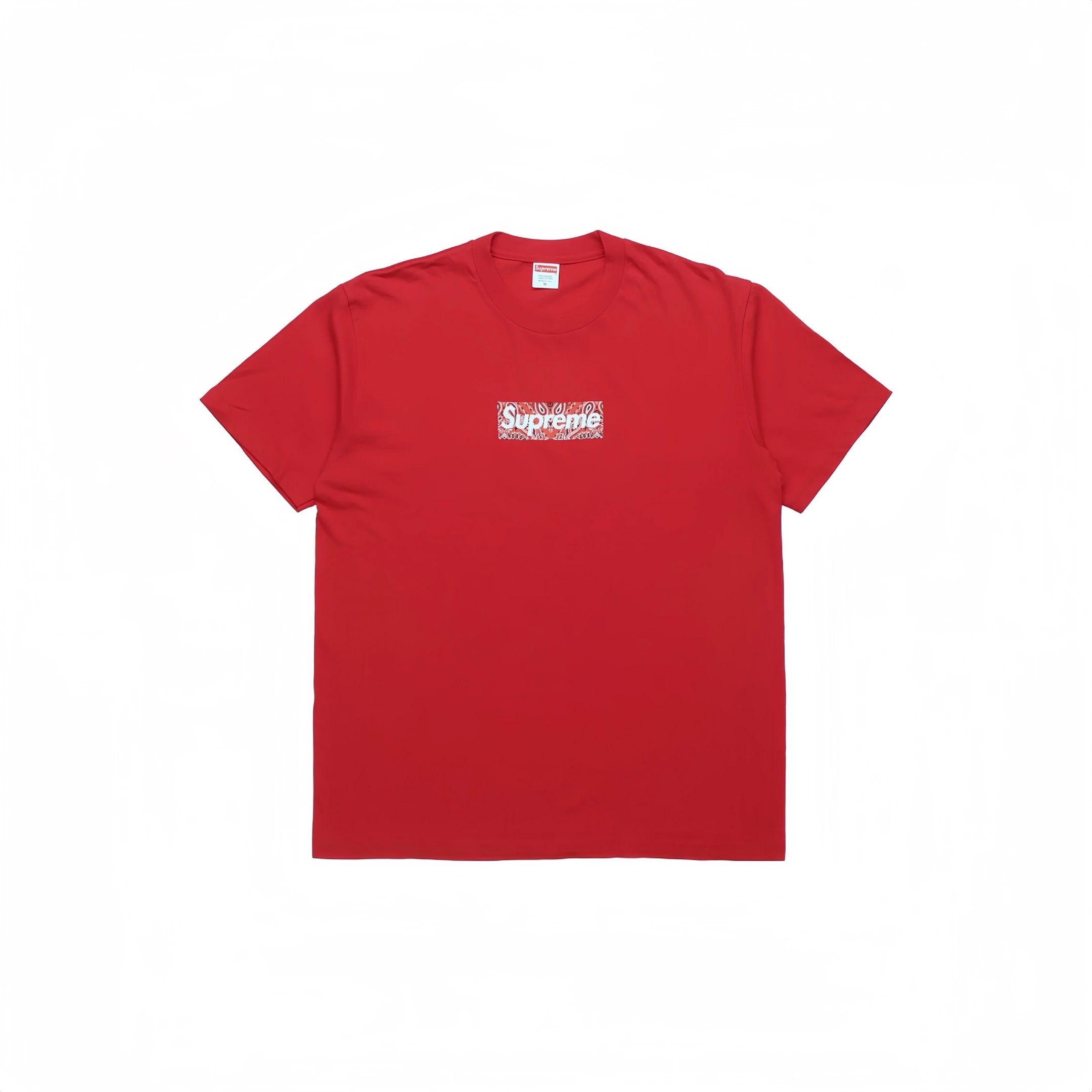 Supreme Bandana Box Logo Tee Red