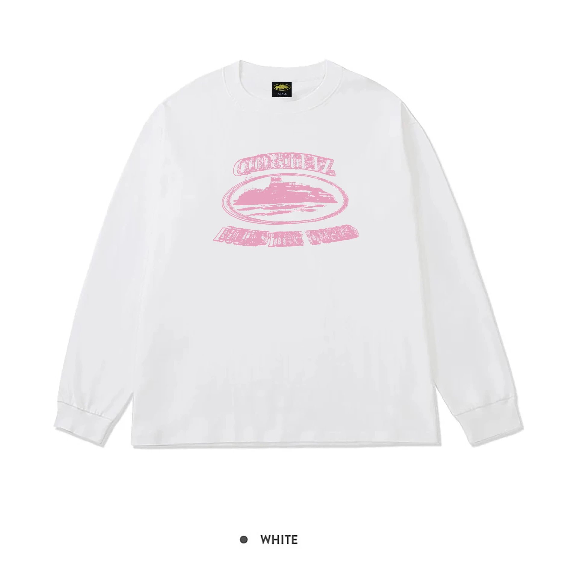 Corteiz Rules The World Long Sleeve T-Shirt White - 9