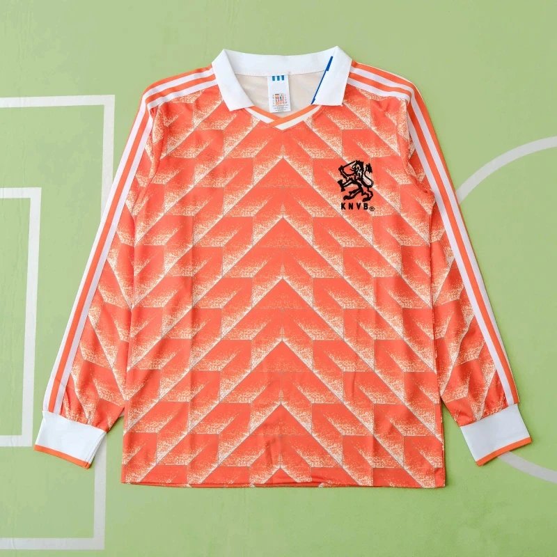 Adidas Orange Long Sleeve Jersey