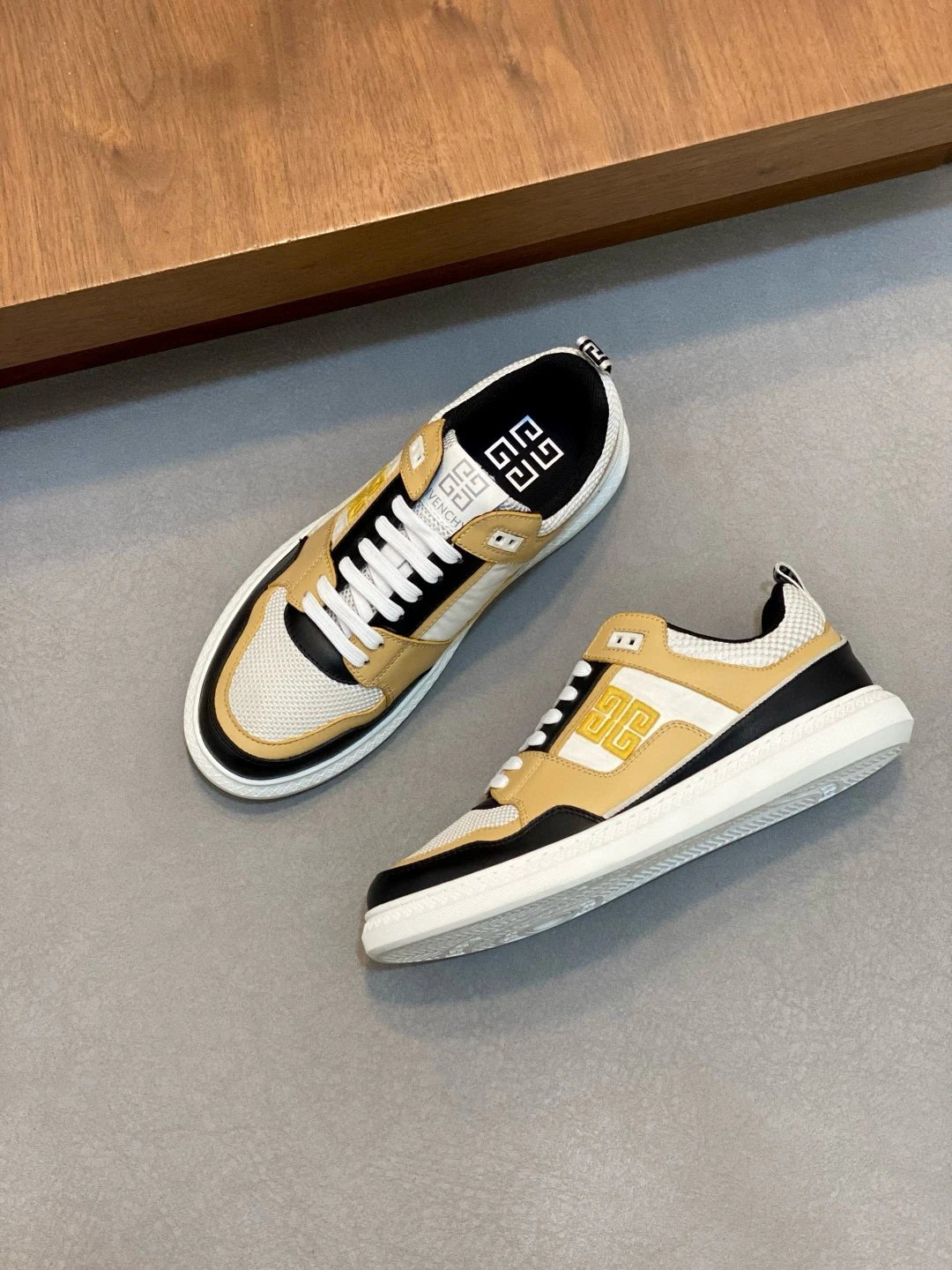 Givenchy G4 Sneaker Mustard Yellow Black White