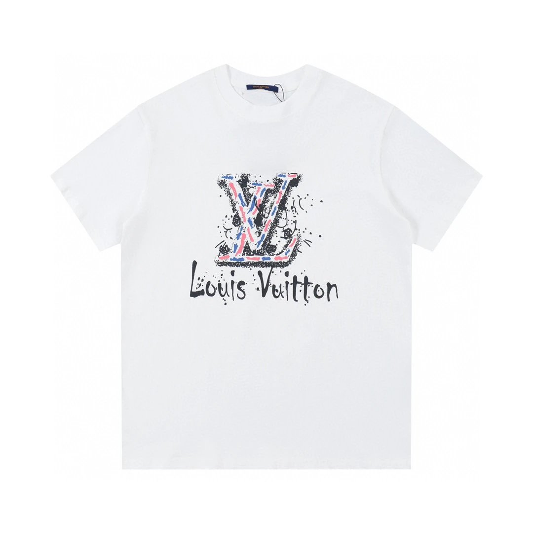 Louis Vuitton Rainbow Monogram T-Shirt White - 4