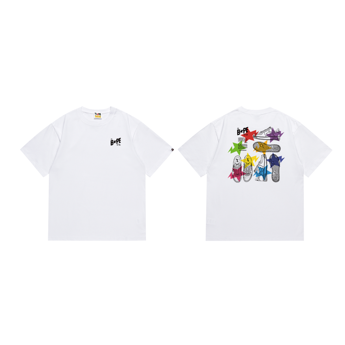 Design World Gone Mad Graphic Print White T-Shirt - 9
