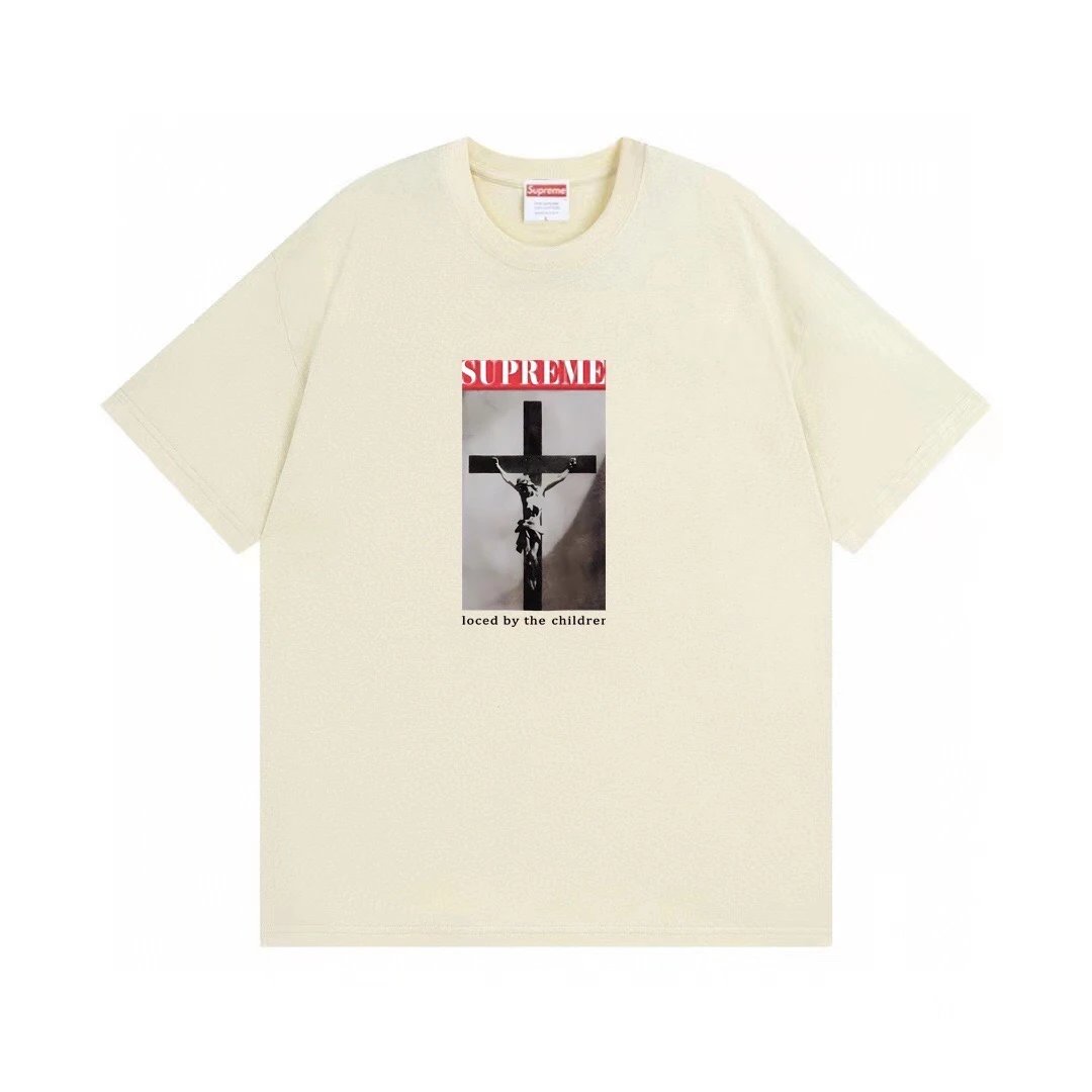 Supreme Crucifix Tee Cream