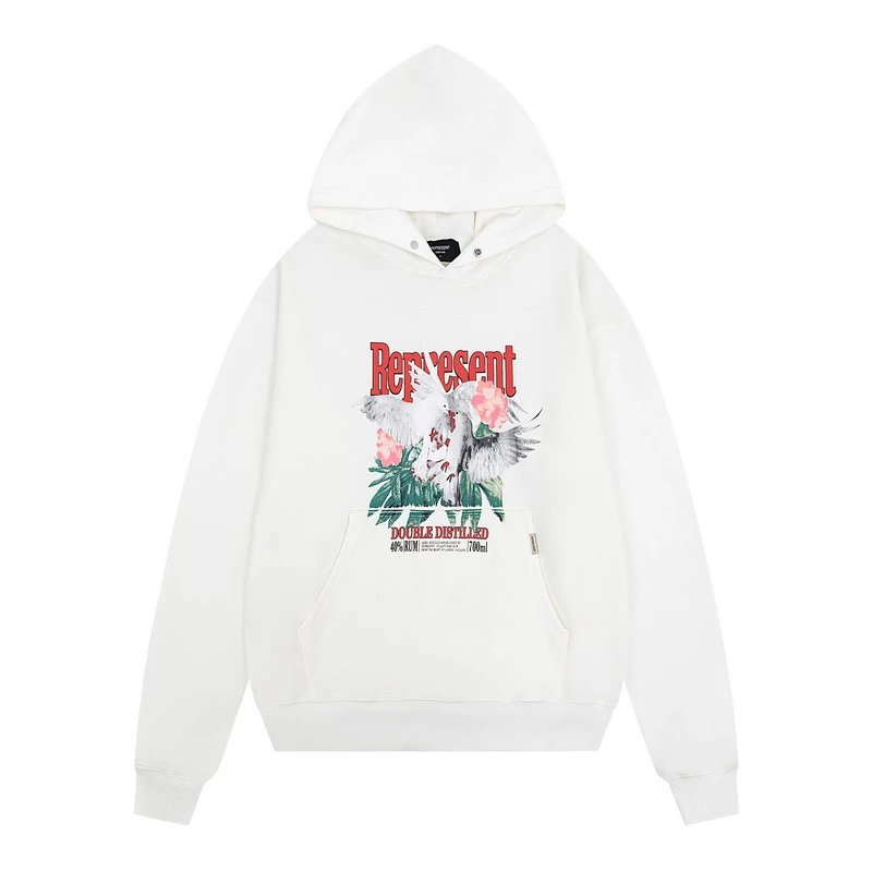 Represent Vintage Pin-Up Graphic Hoodie Black - 20