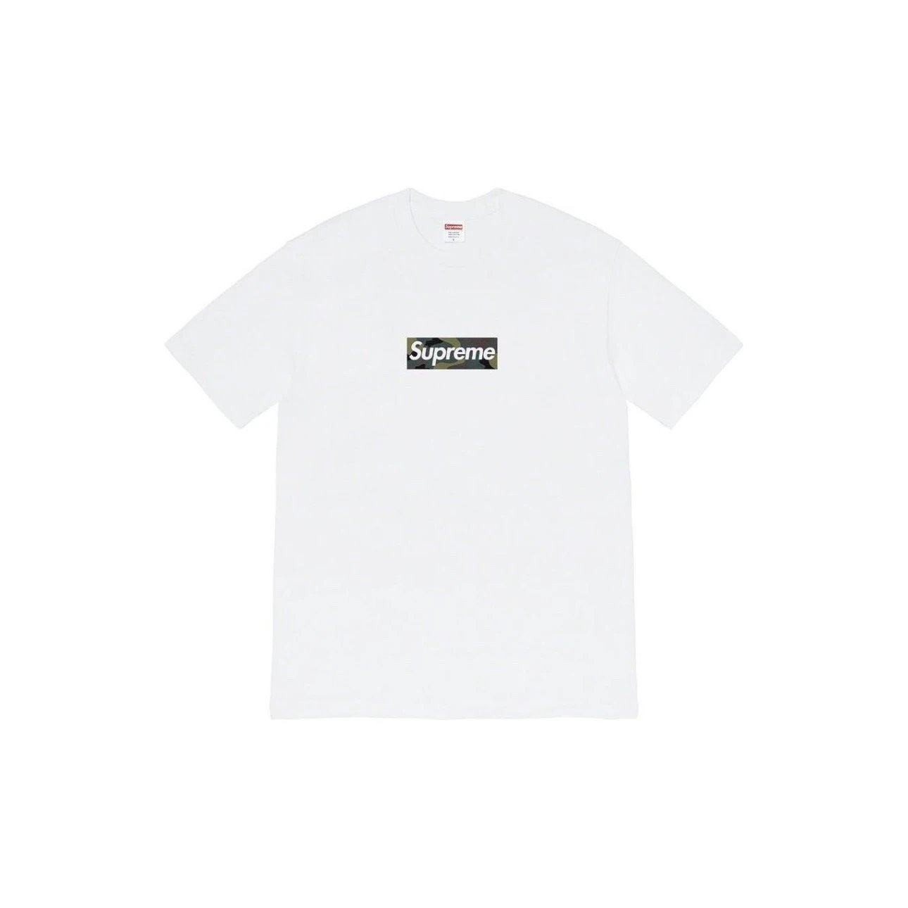Supreme Camo Box Logo Tee White