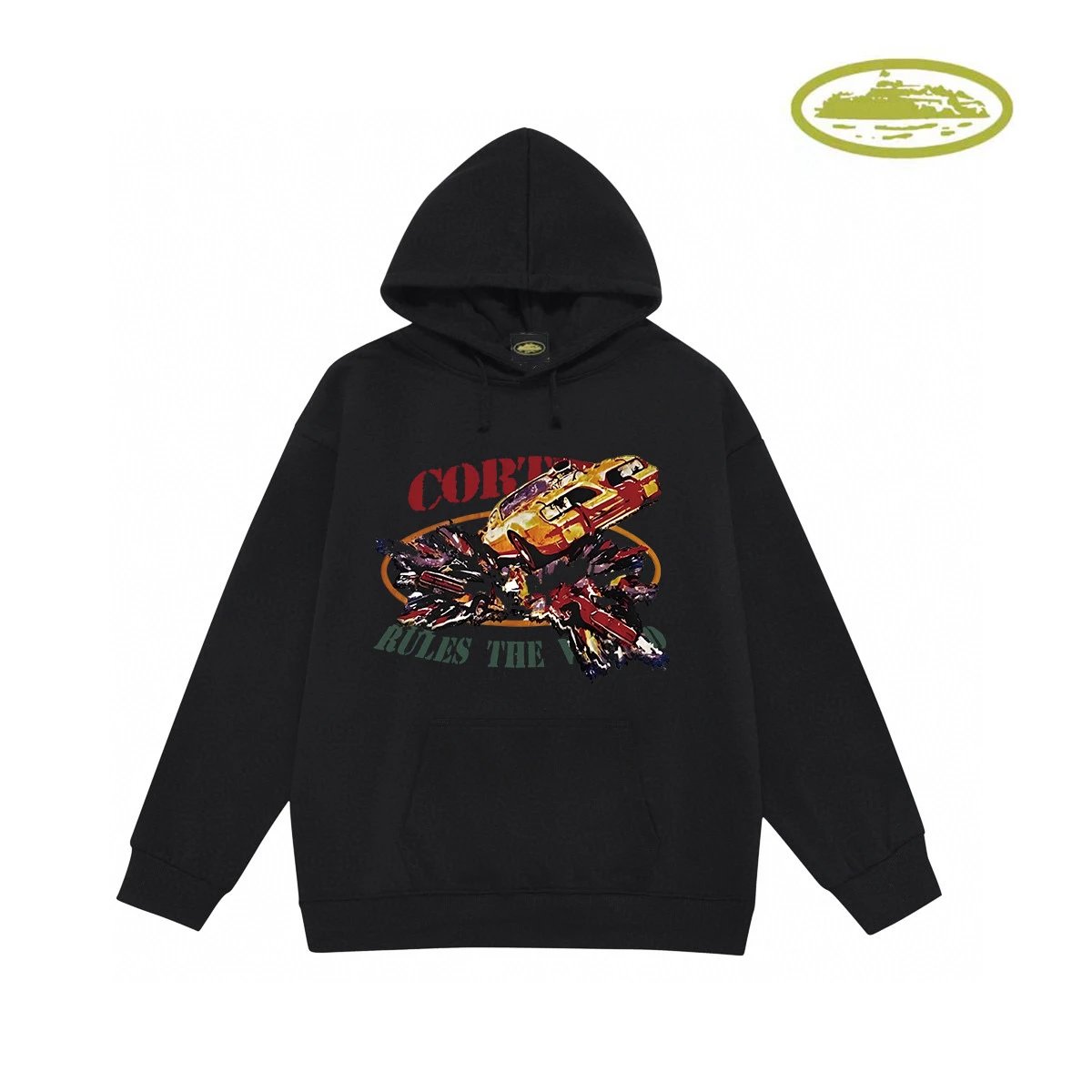 Corteiz Hoodie Black - 13