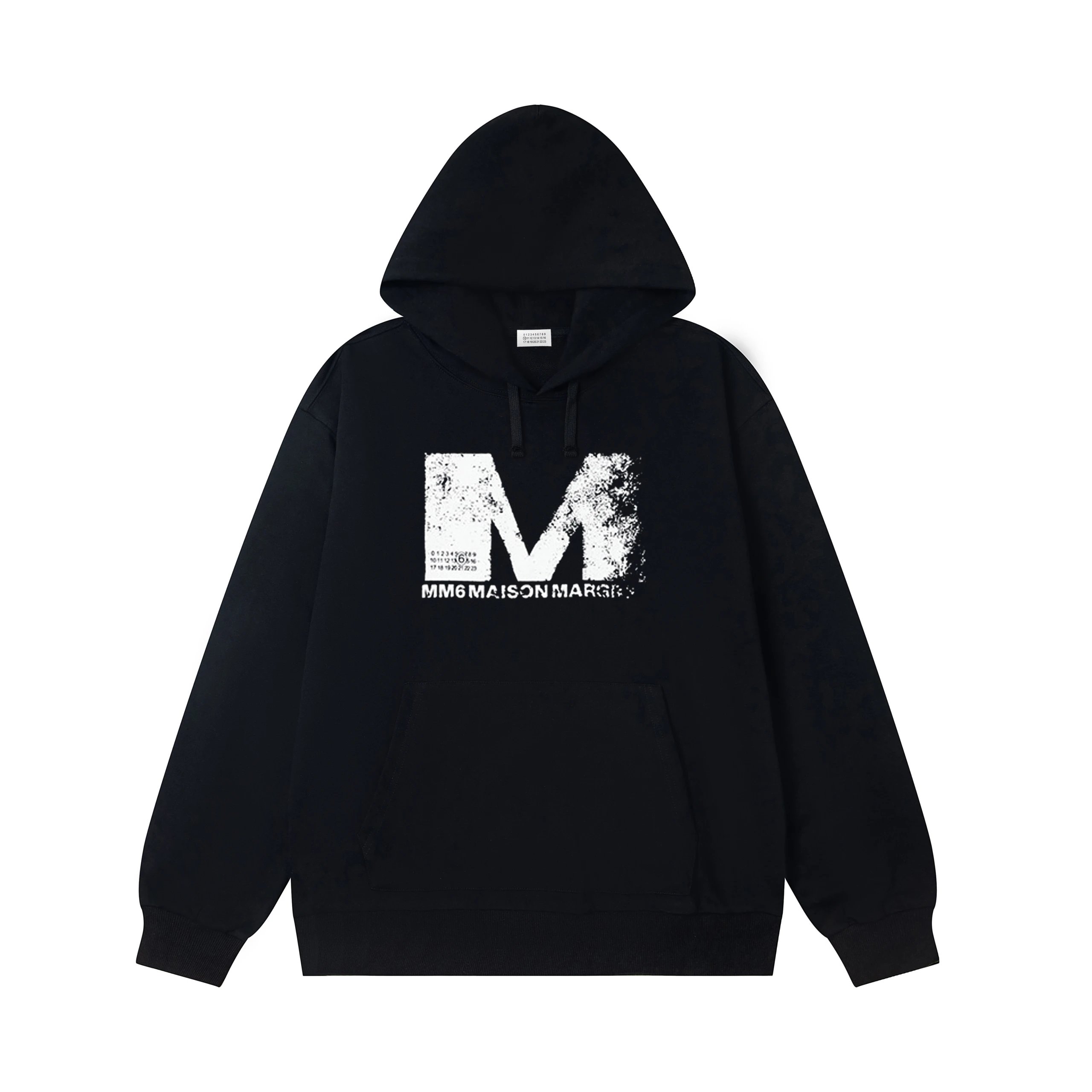 Off-White Numeric Tape Hoodie Black - 5