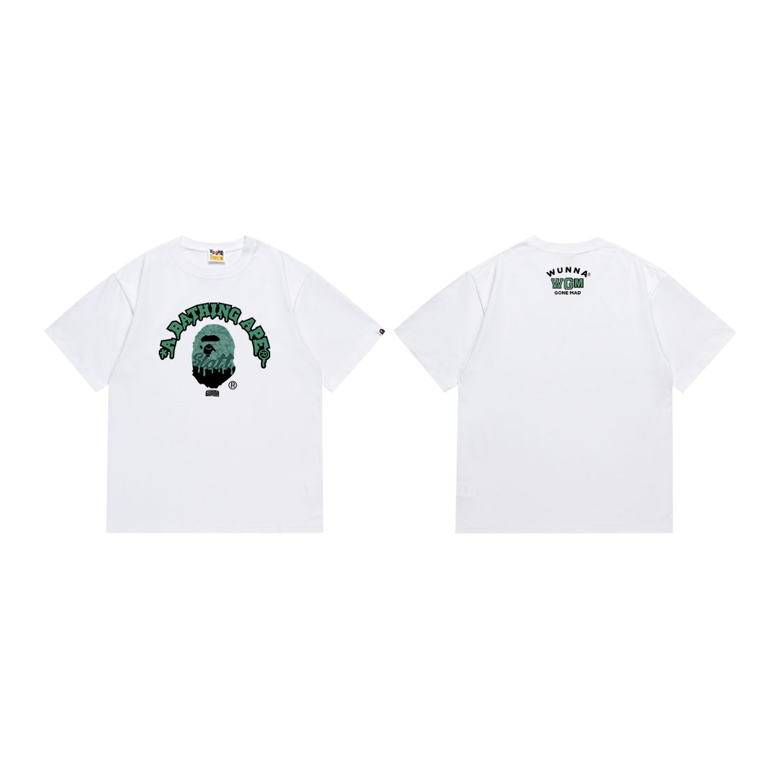 Design World Gone Mad Graphic Print White T-Shirt - 11