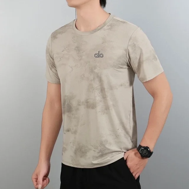 Alo T-Shirts DX82-5 tie-dye crew-neck short-sleeve T-shirt product detail image 3