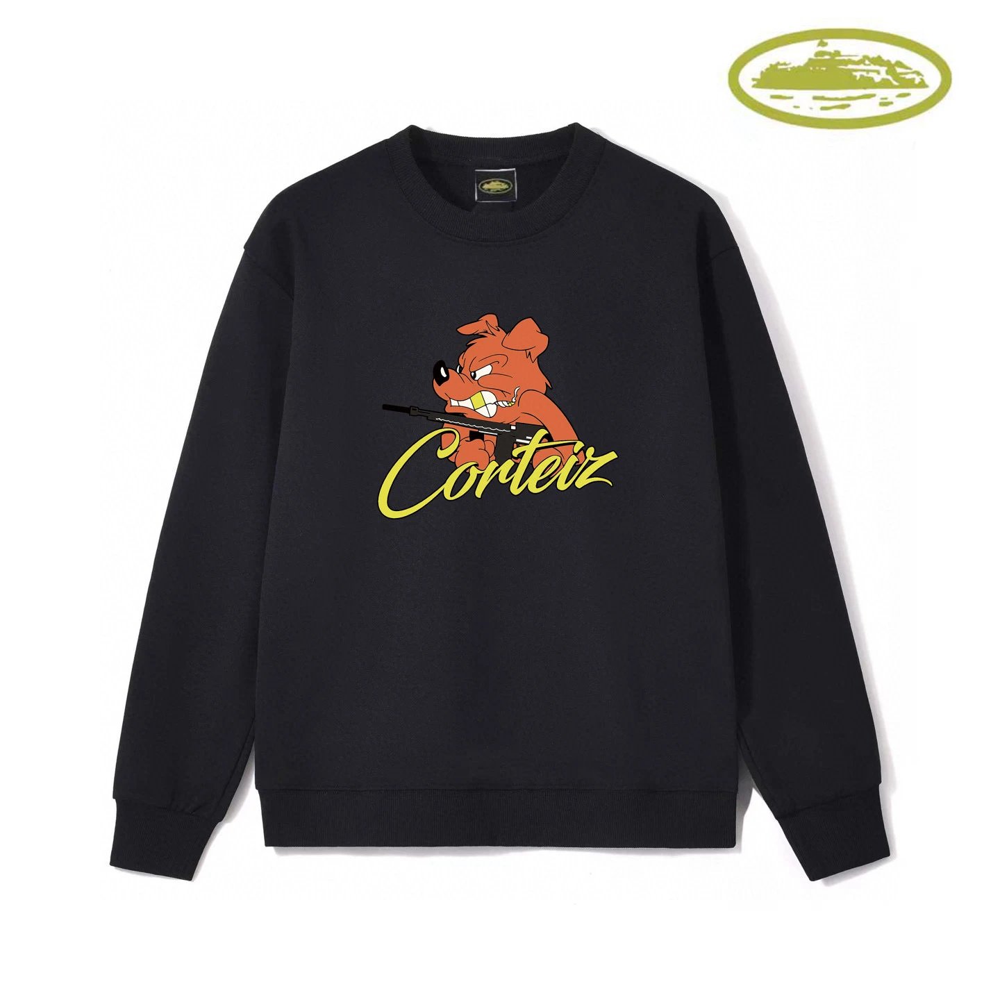Design Flame 'C' Graphic Sweatshirt Black Hoodie - 11