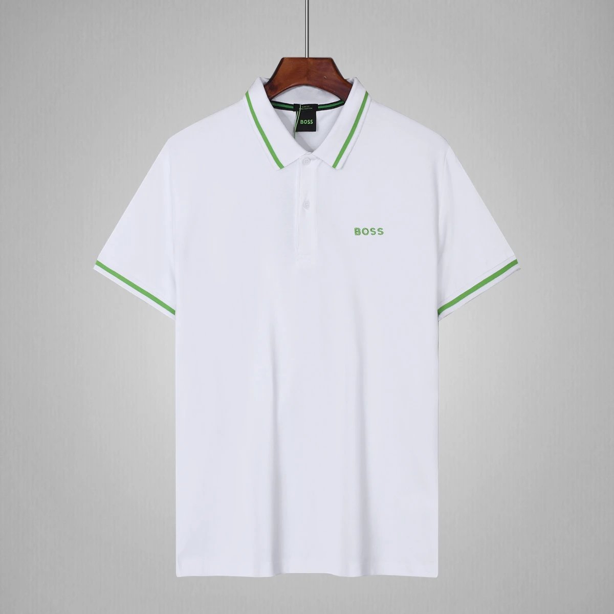 Hugo Boss Paddy Pro Polo White Green