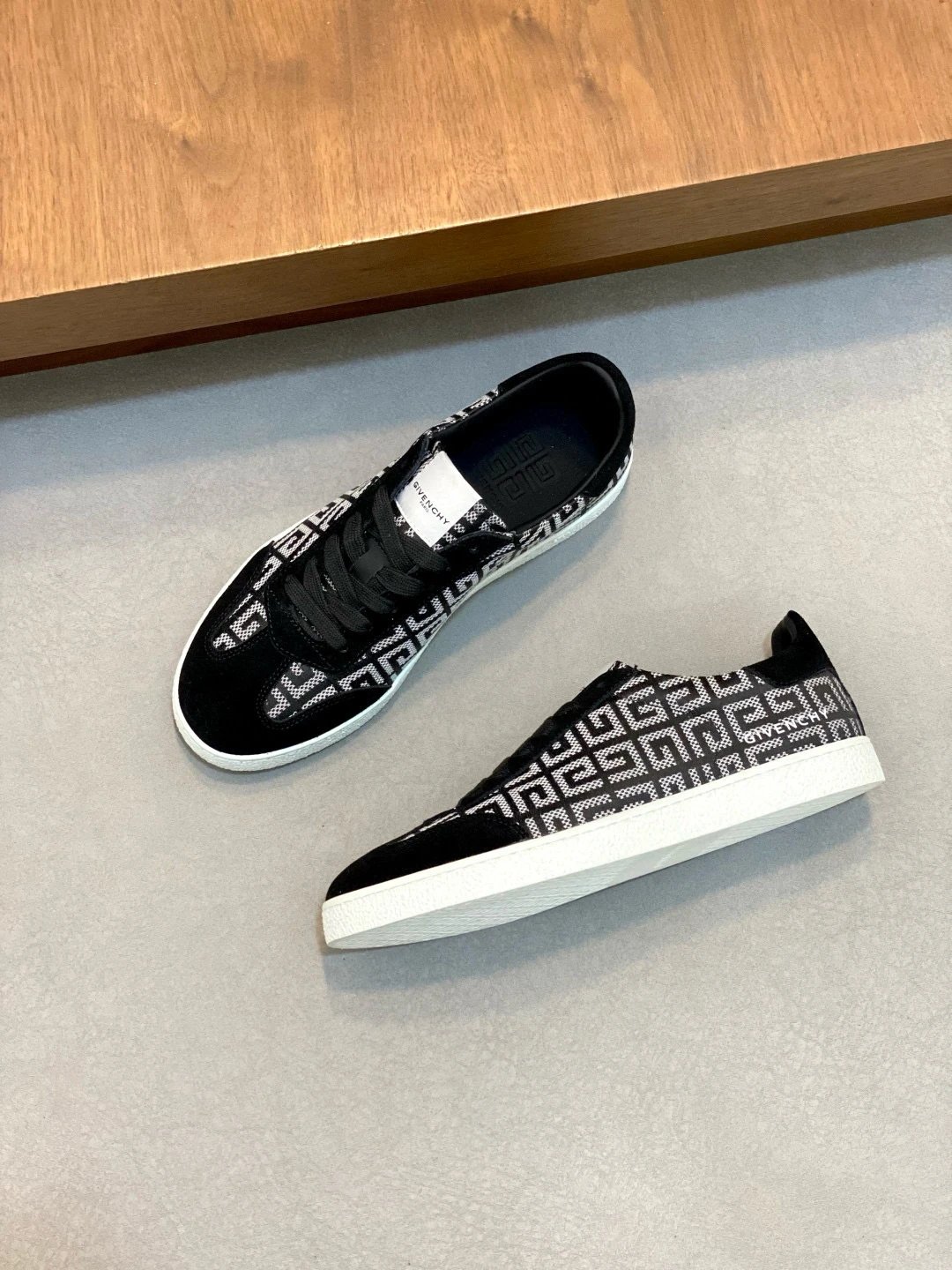 Givenchy Town Sneaker Black White Monogram