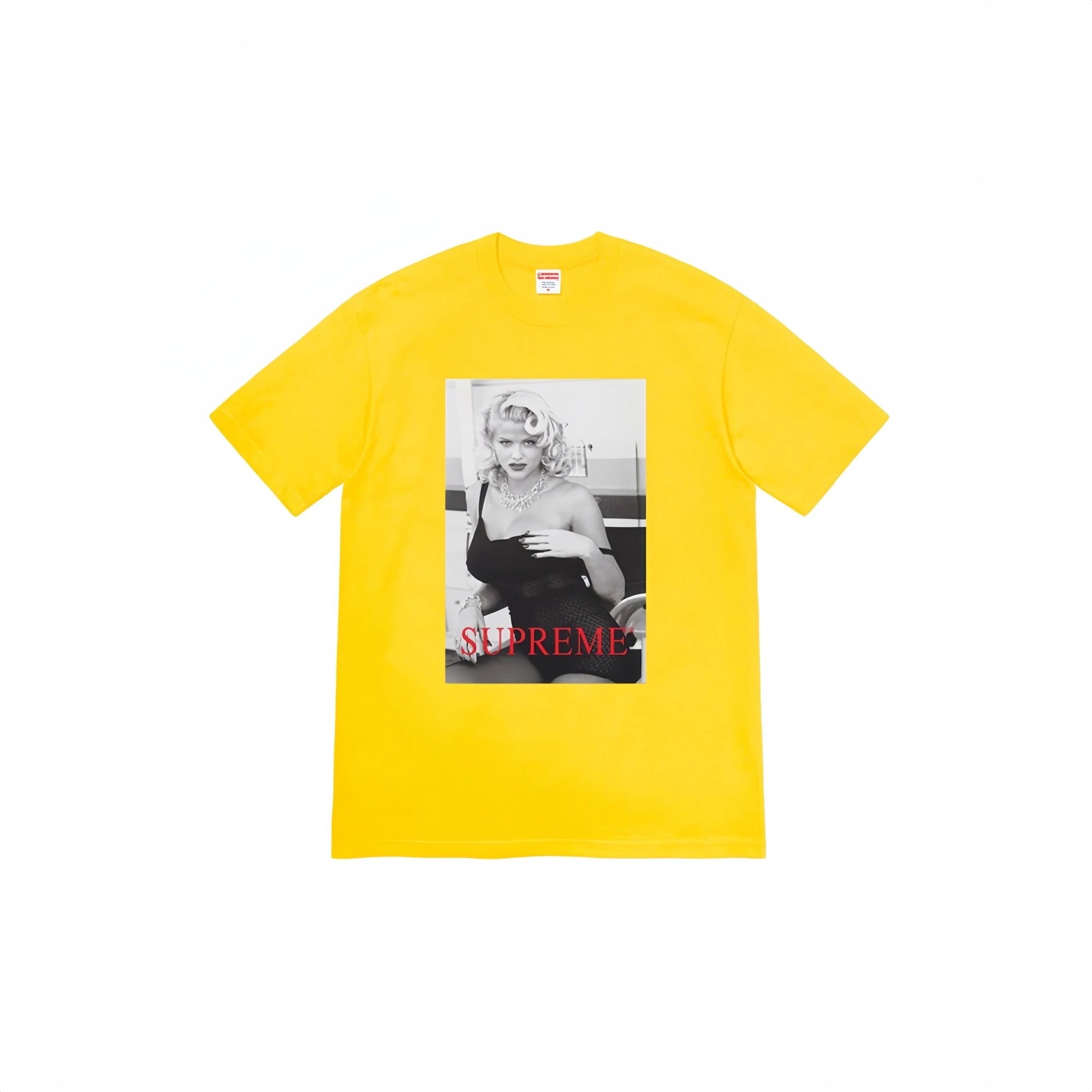 Supreme Anna Nicole Smith Tee Yellow
