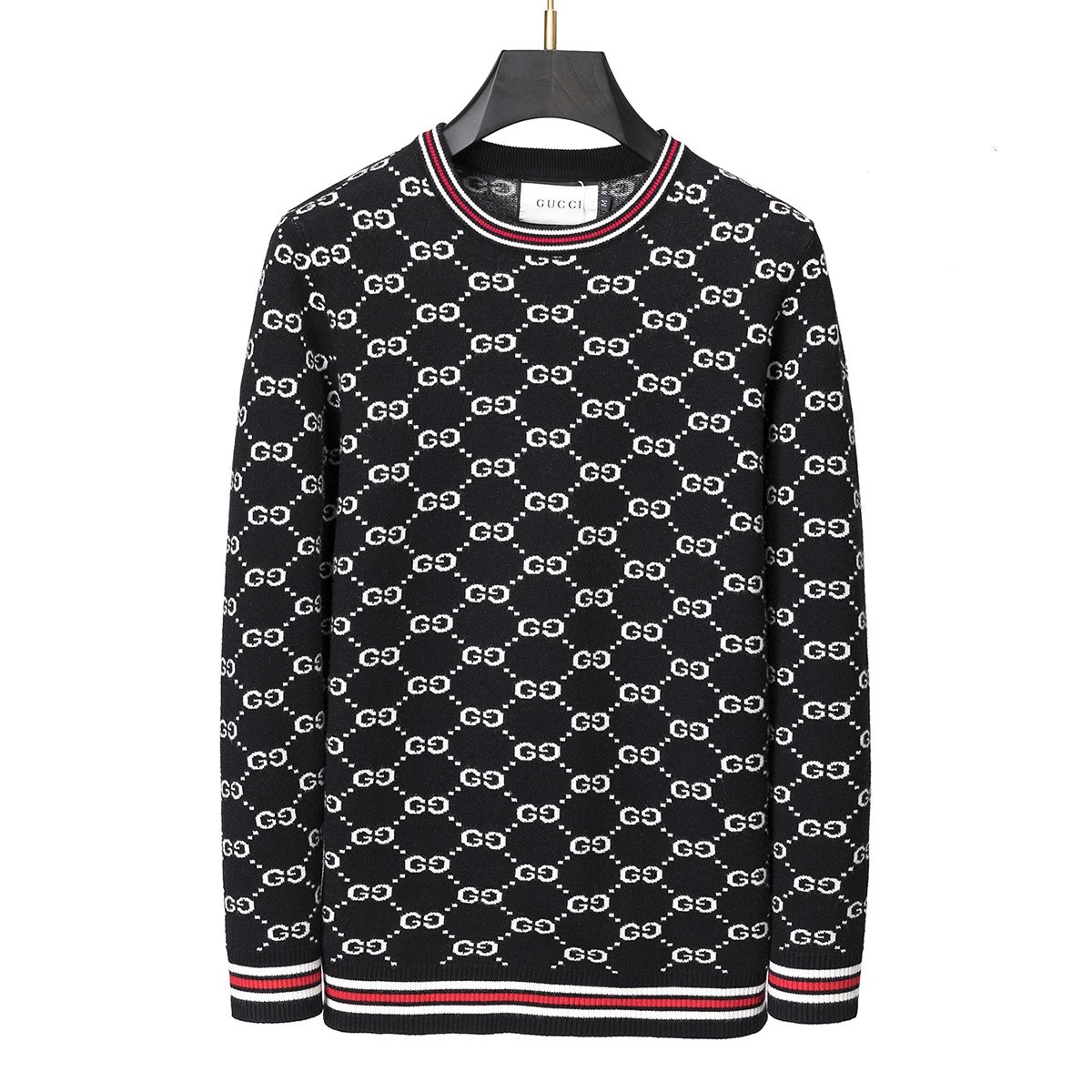 Gucci GG Monogram Knit Sweater Navy - 6