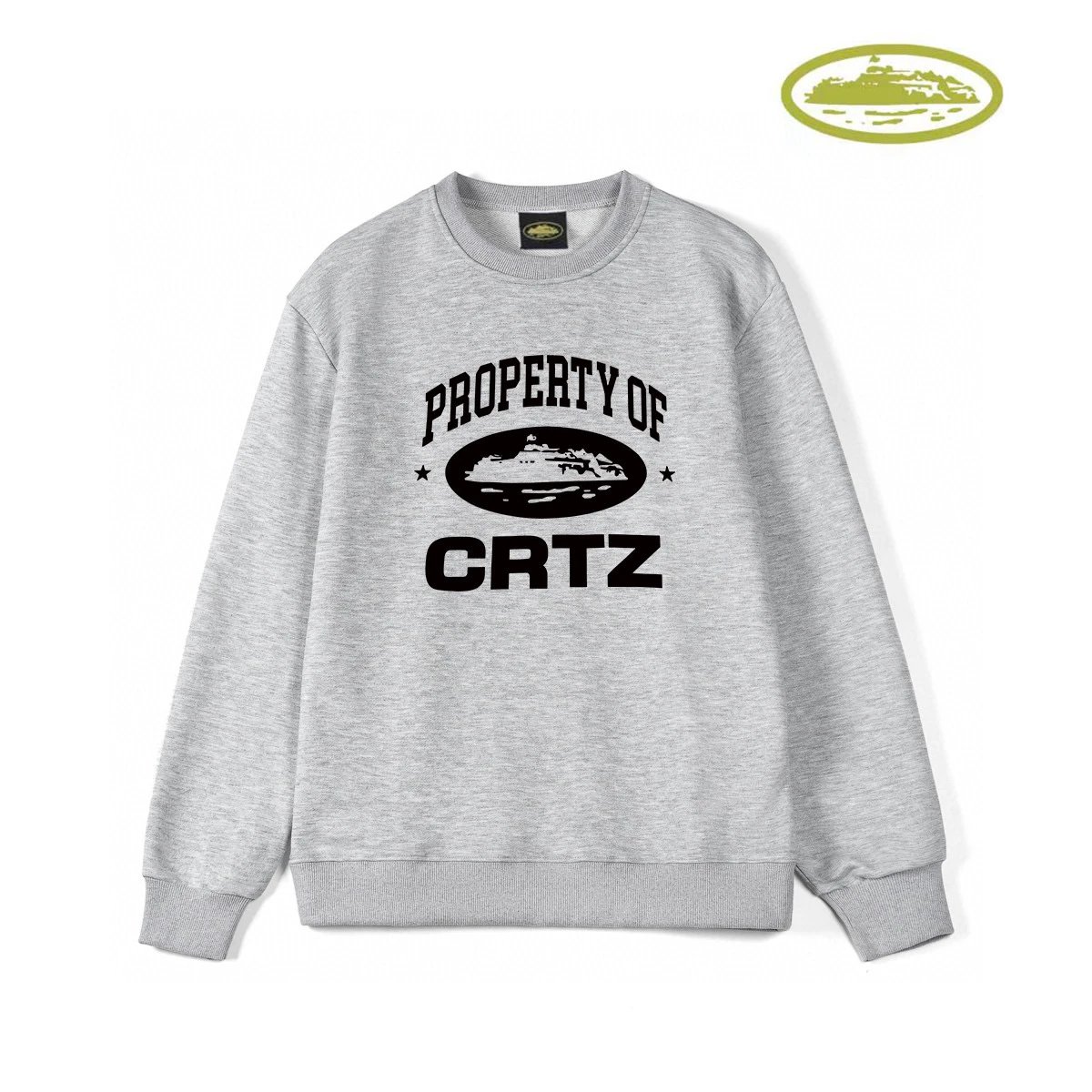 Corteiz Polo Parody Graphic Hoodie Gray - 12