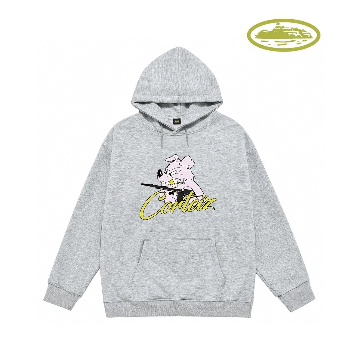 Corteiz Dog Hoodie Black - 7