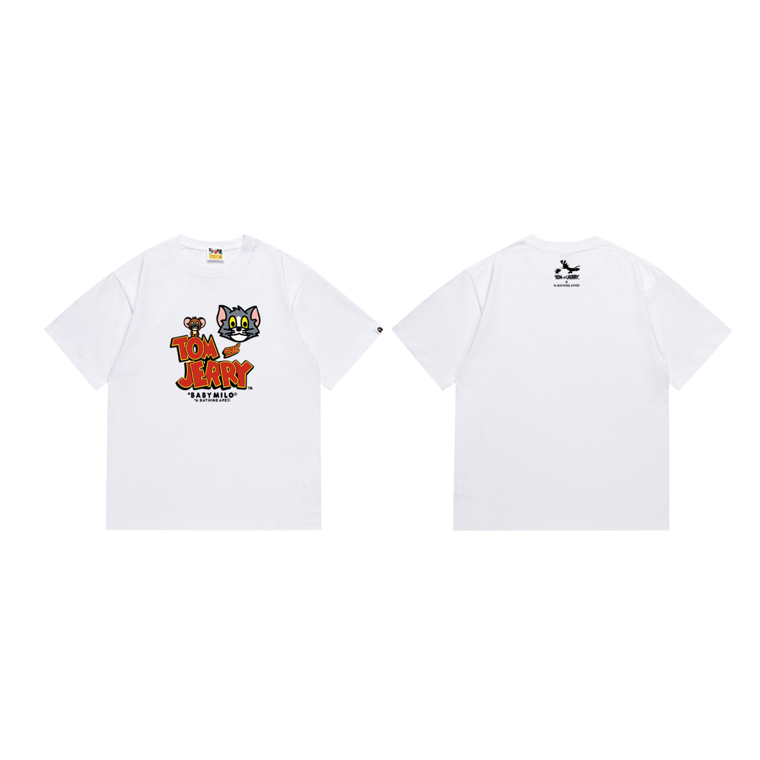BAPE x Tom and Jerry Baby Milo Tee White
