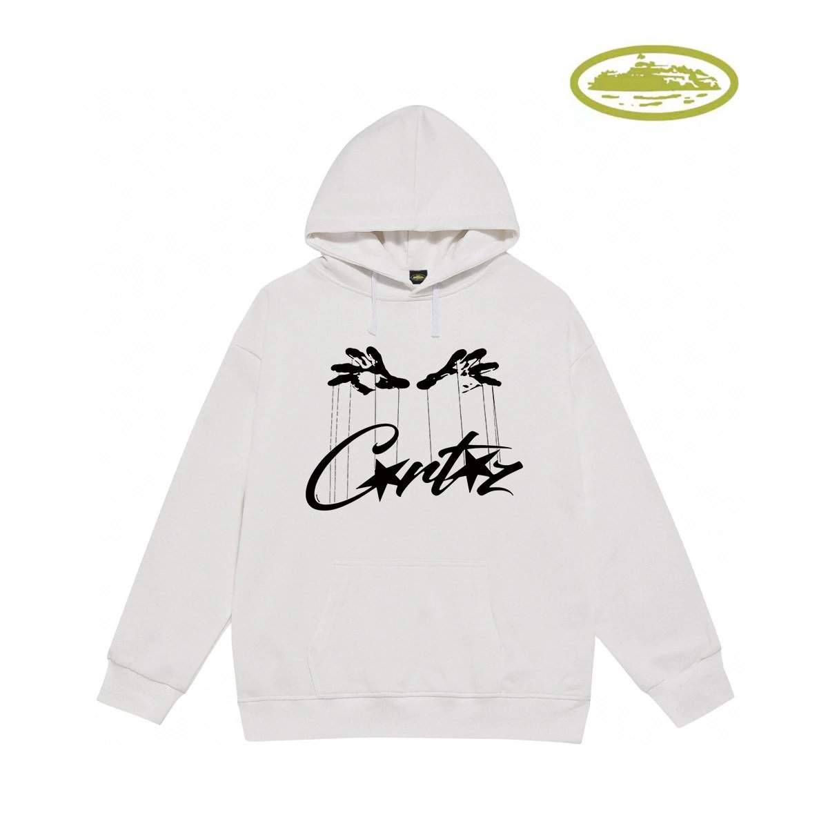 Corteiz Tiger Print Hoodie White - 25