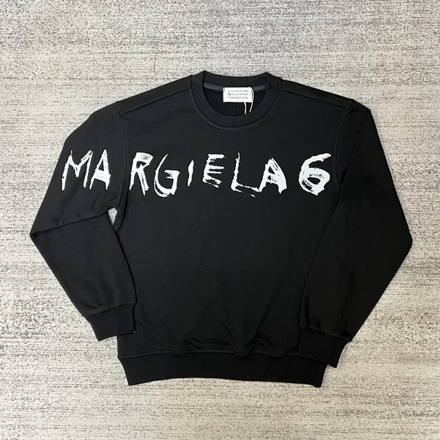 Maison Margiela Hoodies & Sweatshirts Crewneck sweatshirt with numeric graphic print product detail image 9