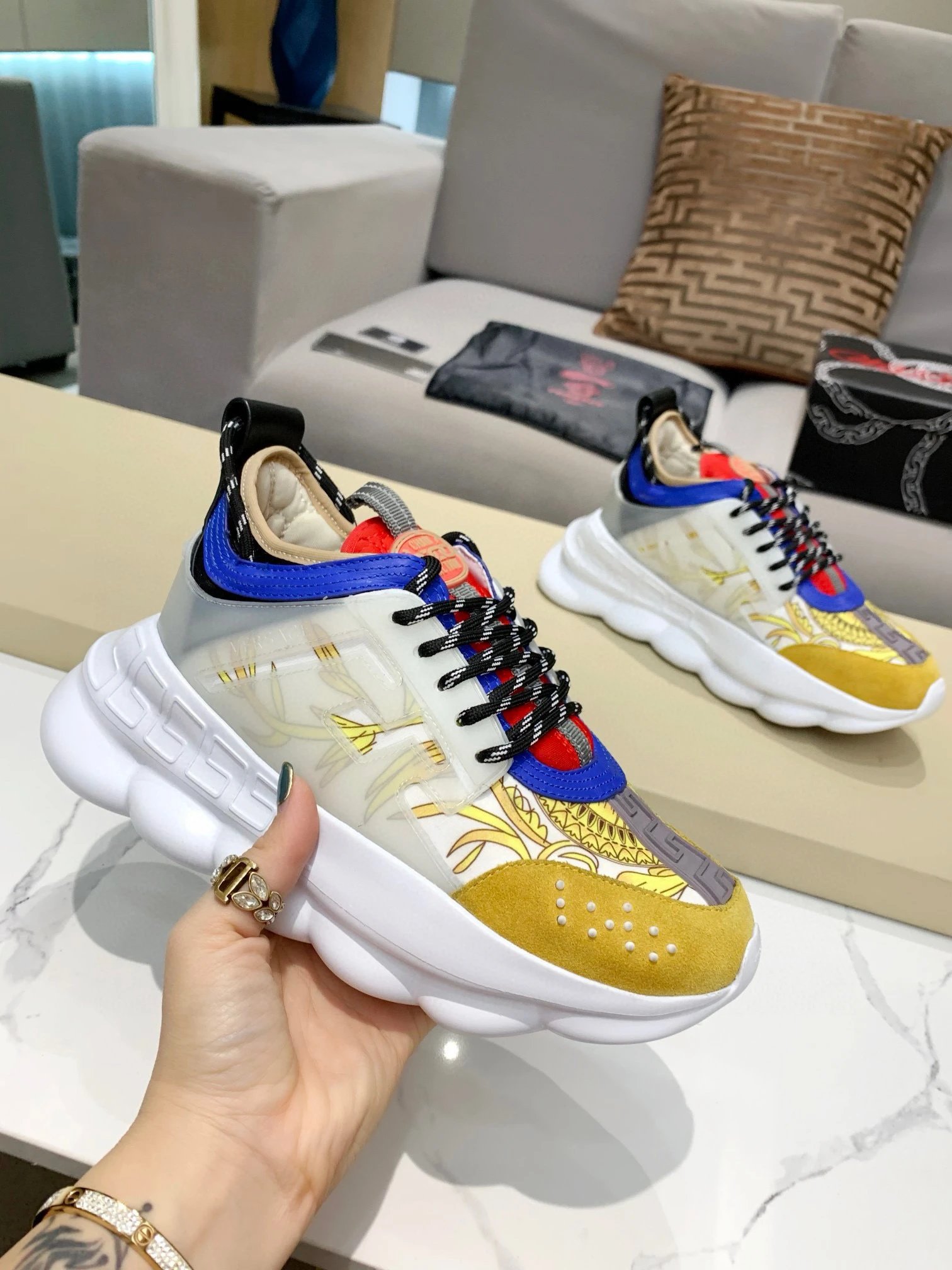 Louis Vuitton Time Out Sneaker Multicolor Monogram Black