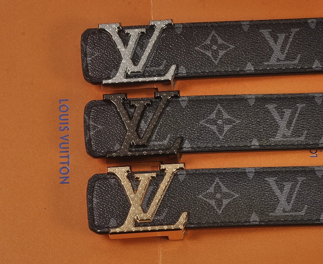 Louis Vuitton x fragment design Monogram Eclipse Belt Black - 6