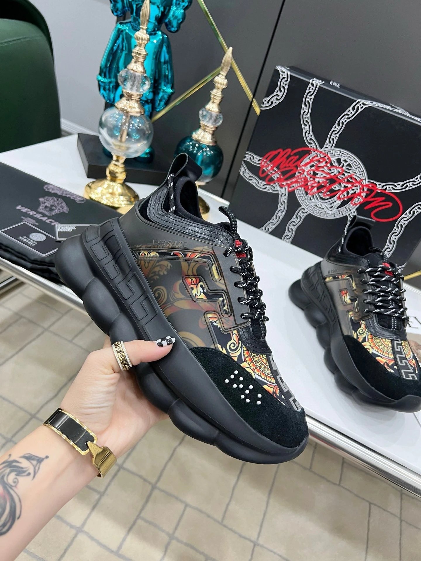 Louis Vuitton Trainer Mule Sandal Black
