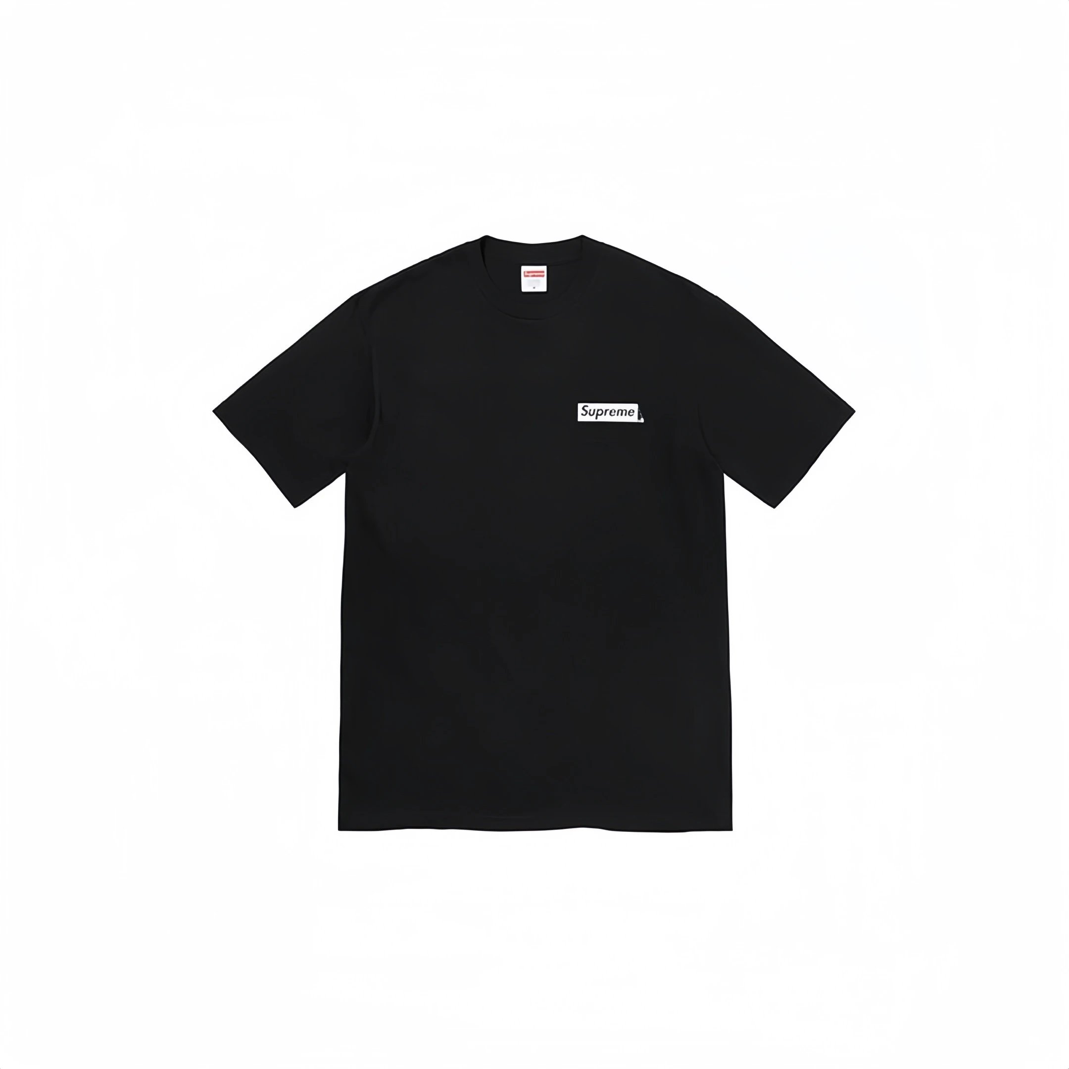Supreme Box Logo Tee Black White
