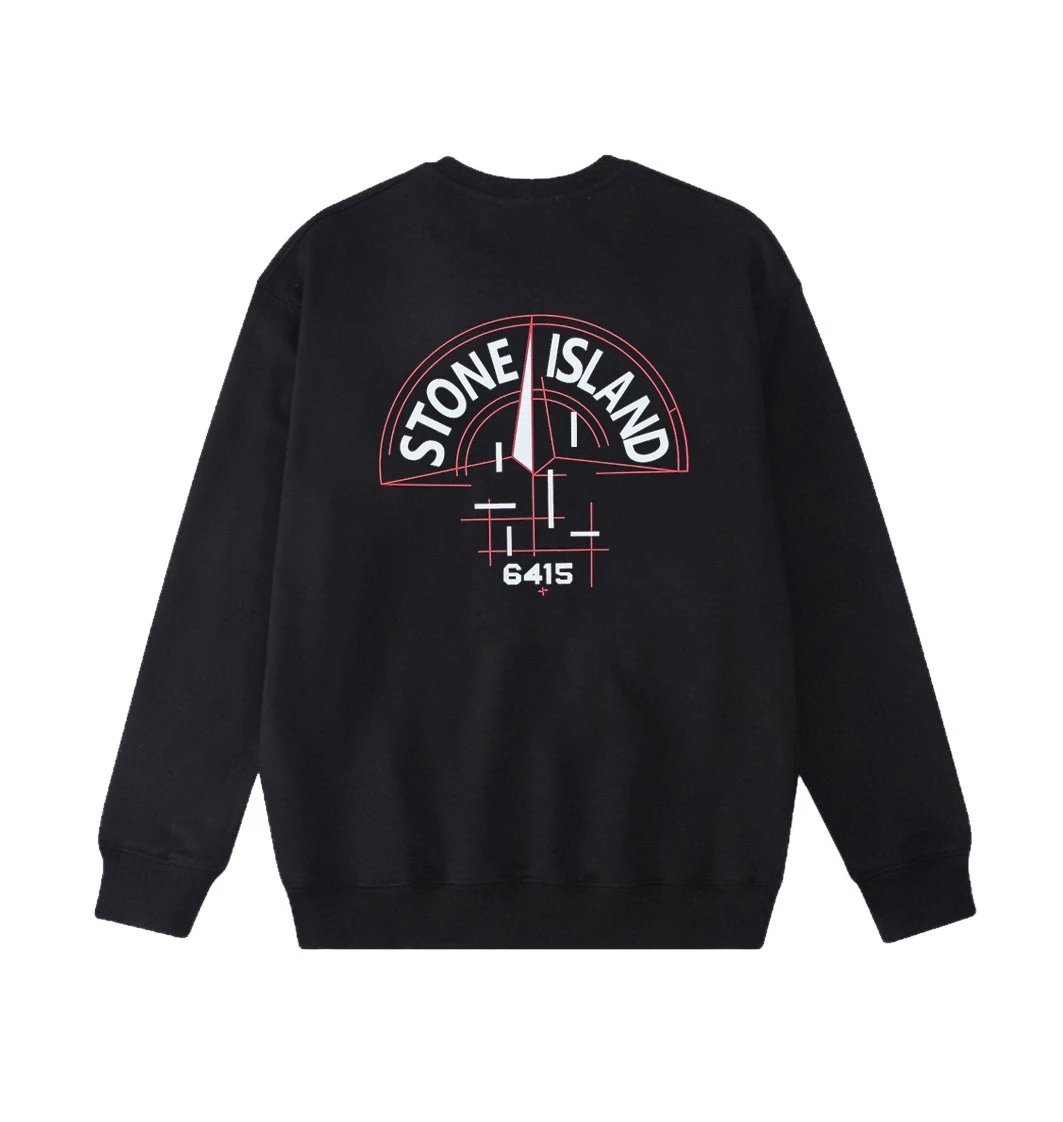 Stone Island Sweatshirt Black Graphic
