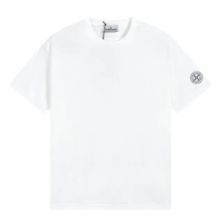 Stone Island Garment Dyed T-Shirt White