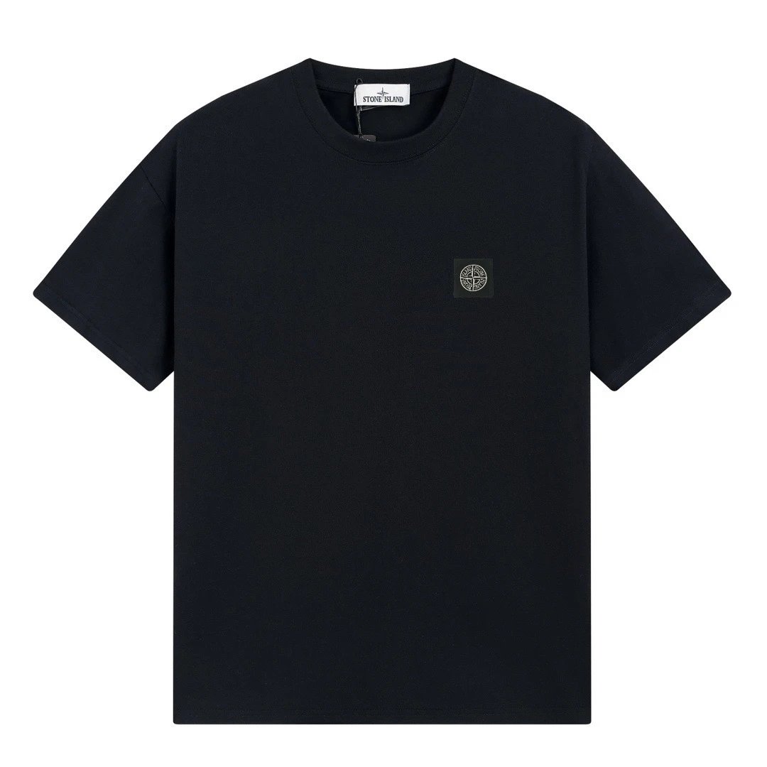 Stone Island Patch Logo Tee Black