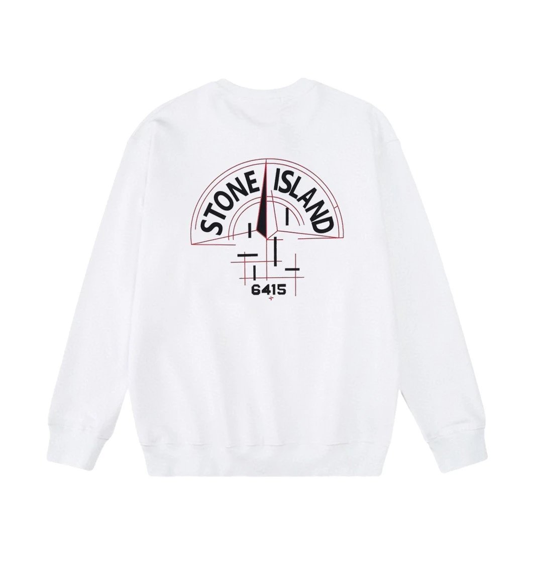 Stone Island Graphic Sweatshirt White