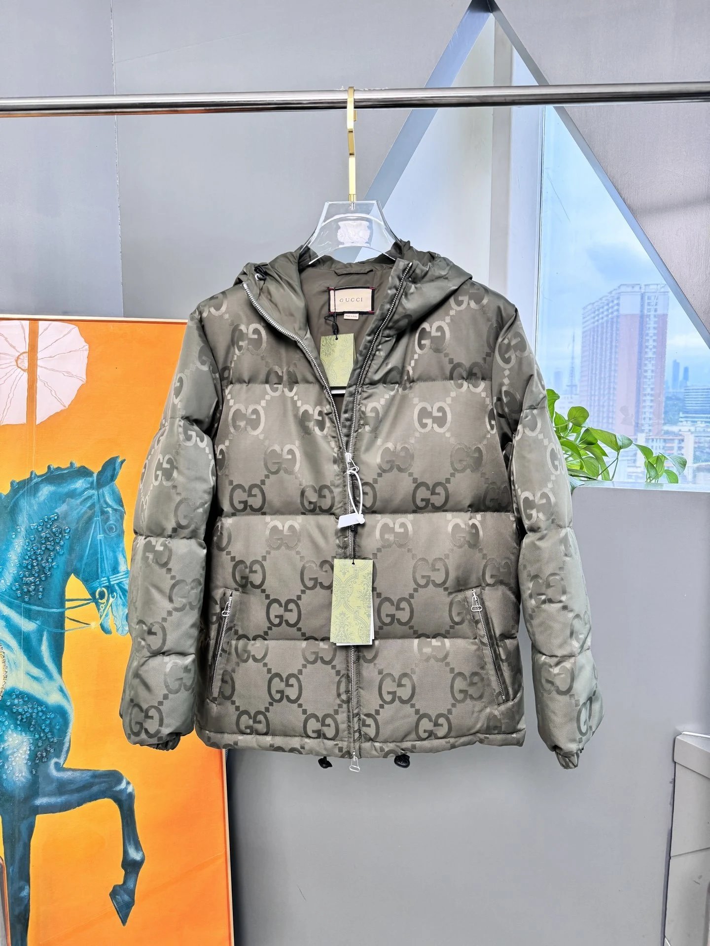 Gucci GG Supreme Puffer Jacket