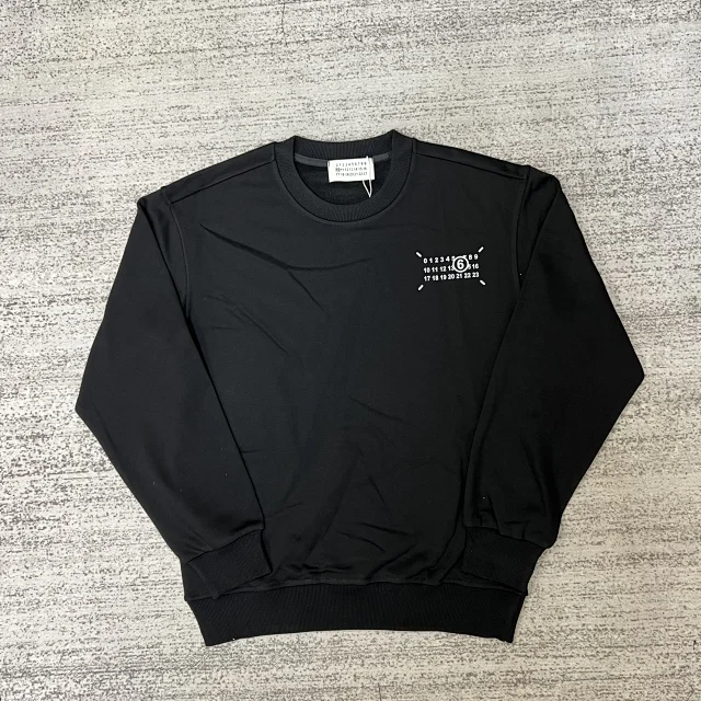 Maison Margiela Hoodies & Sweatshirts Crewneck sweatshirt with numeric graphic print product detail image 10