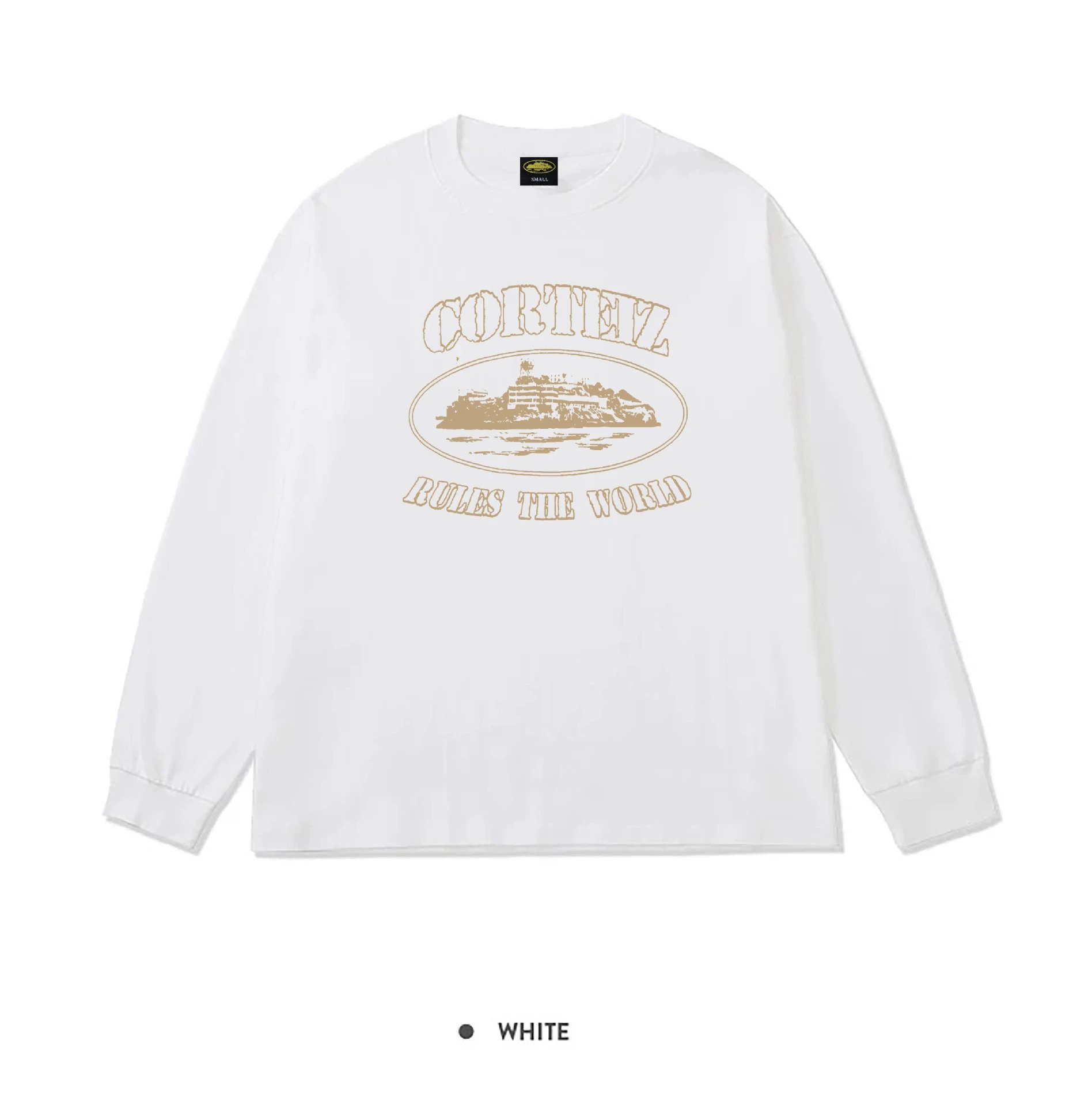 Cortez Long Sleeve Tee Beige
