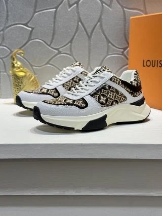 Louis Vuitton Run Away Pulse Brown White Monogram