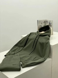Army-green top