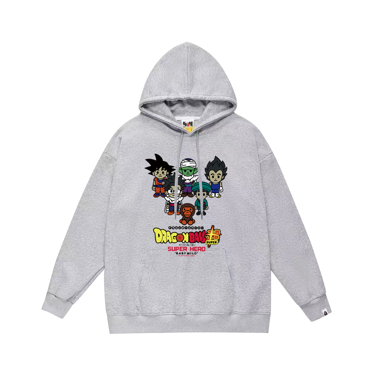 BAPE x Dragon Ball Super Baby Milo Hoodie Grey
