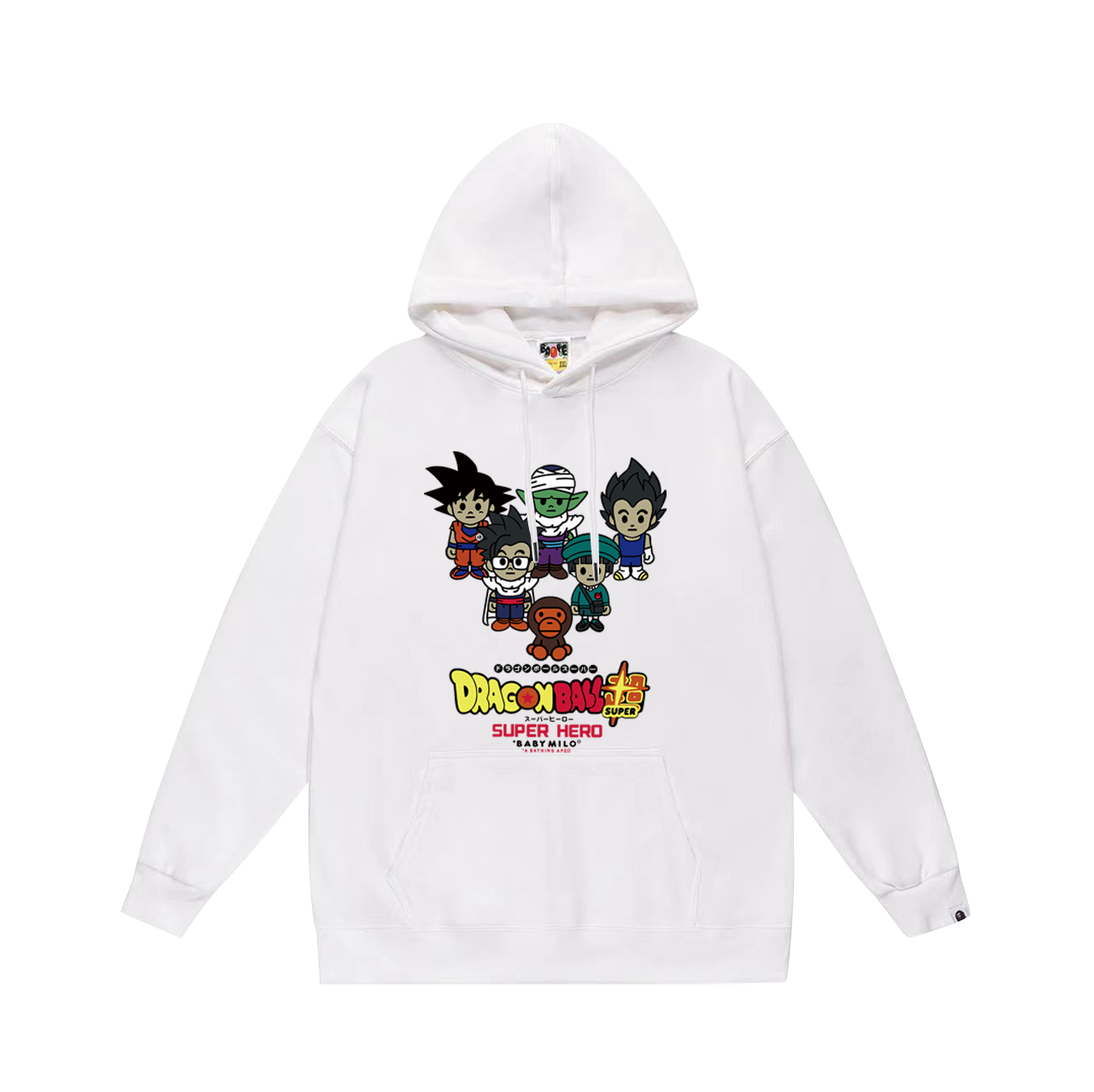 BAPE x Dragon Ball Super Baby Milo Hoodie White