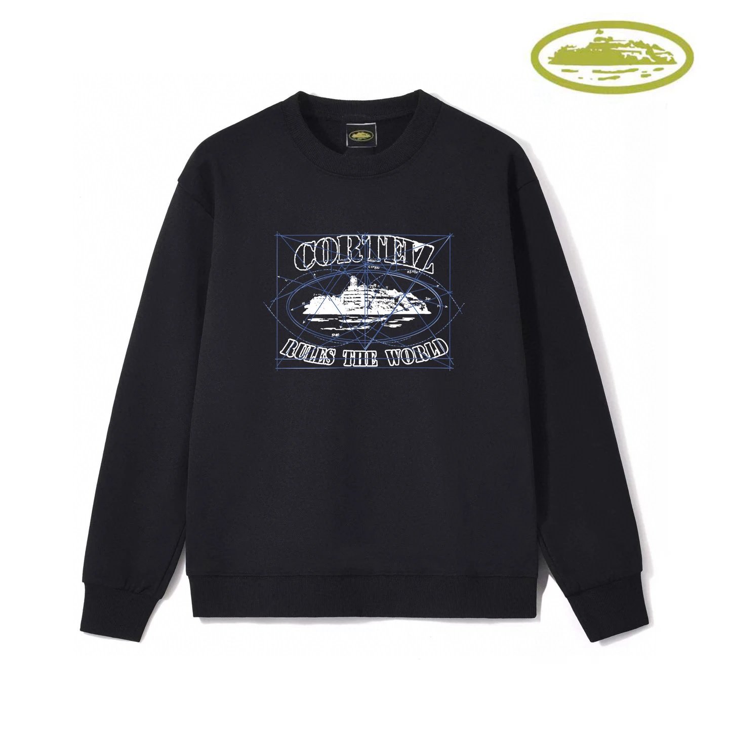 Corteiz Polo Parody Graphic Hoodie Gray - 5